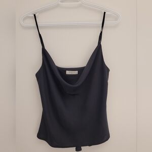 Babaton Women's Black Cowl Neck Top